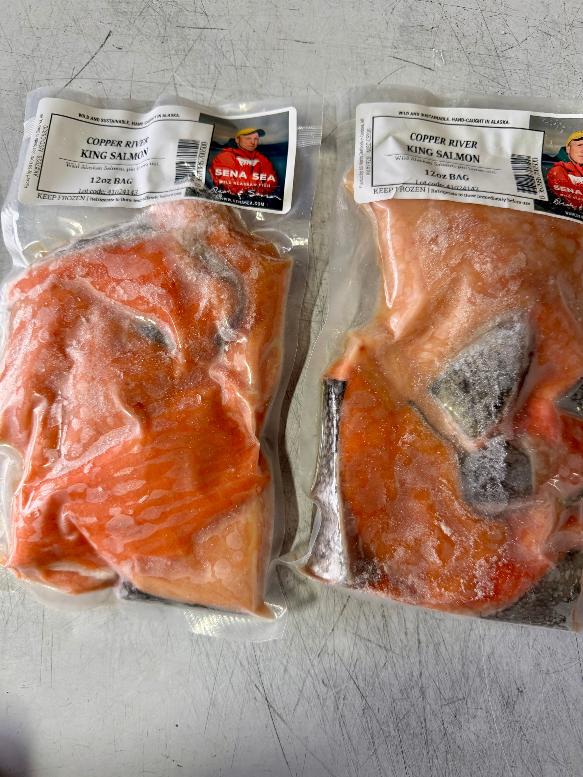 Copper River King Salmon, pieces
