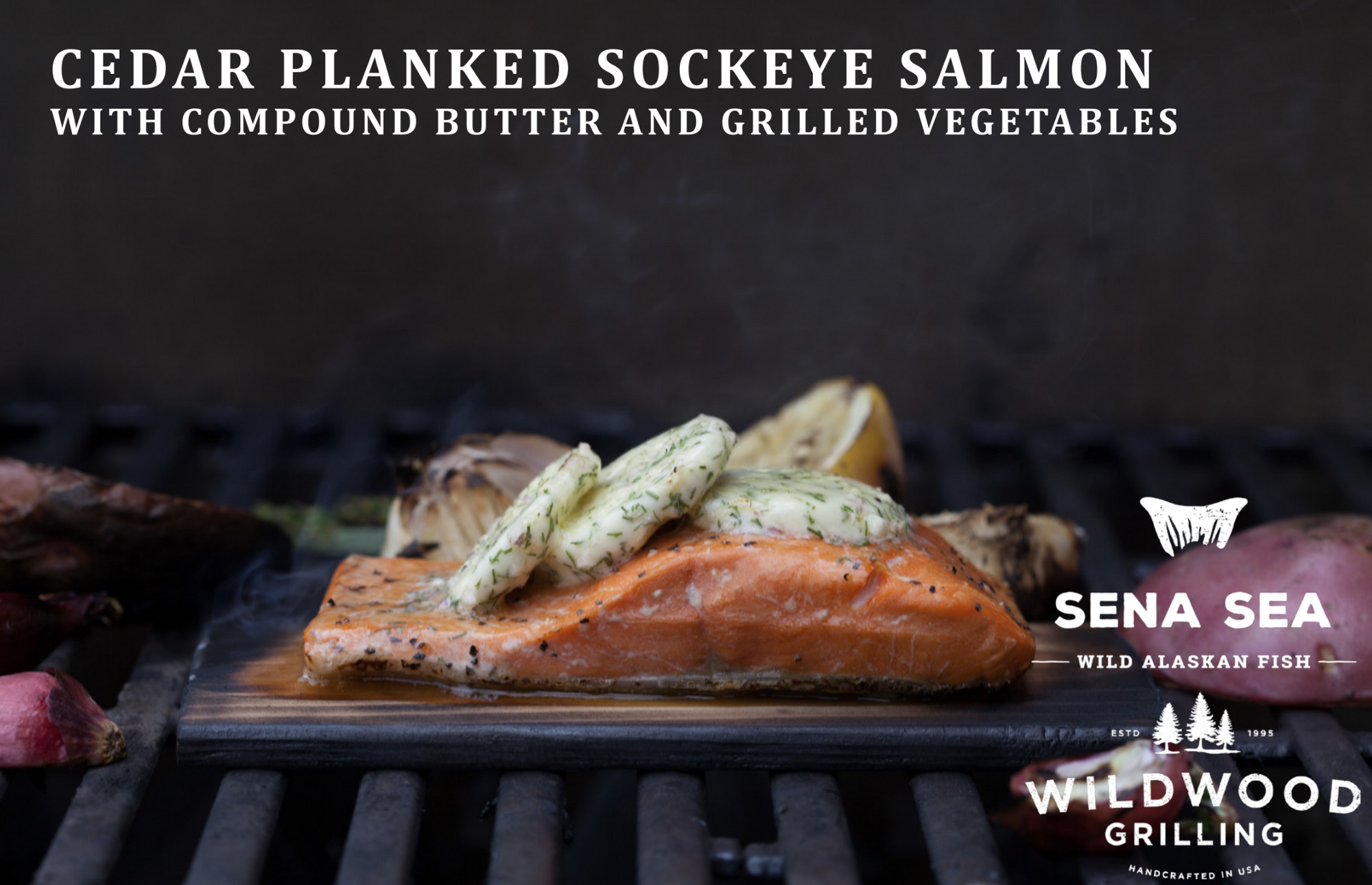 Cedar Plank Salmon Grill Kit