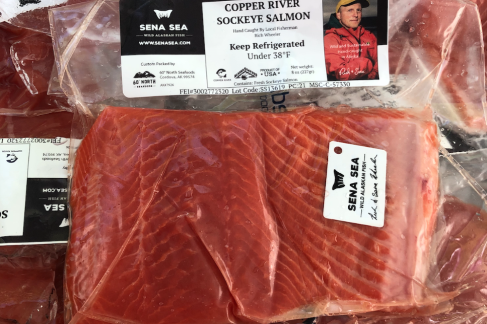 FRESH COPPER RIVER SOCKEYE SALMON, WILD AND SUSTAINABLY CAUGHT IN ALASKA