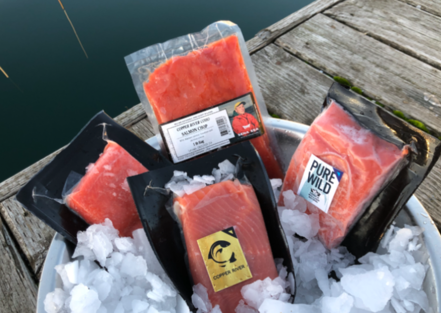 Wild Caught Seasonal variety of Alaskan Salmon