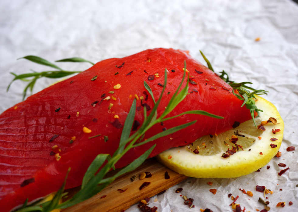 wild alaskan copper river salmon fillet