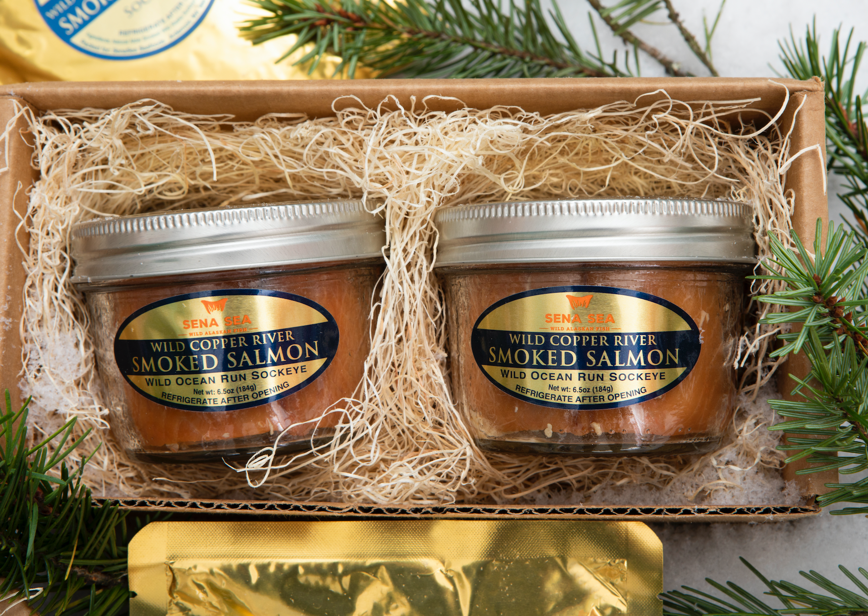 Packaged Smoked Salmon Jars