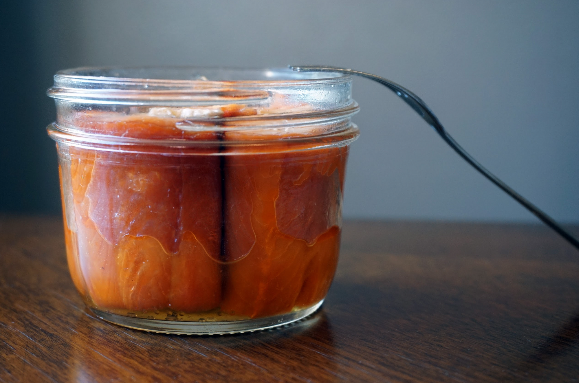 smoked copper river salmon jar