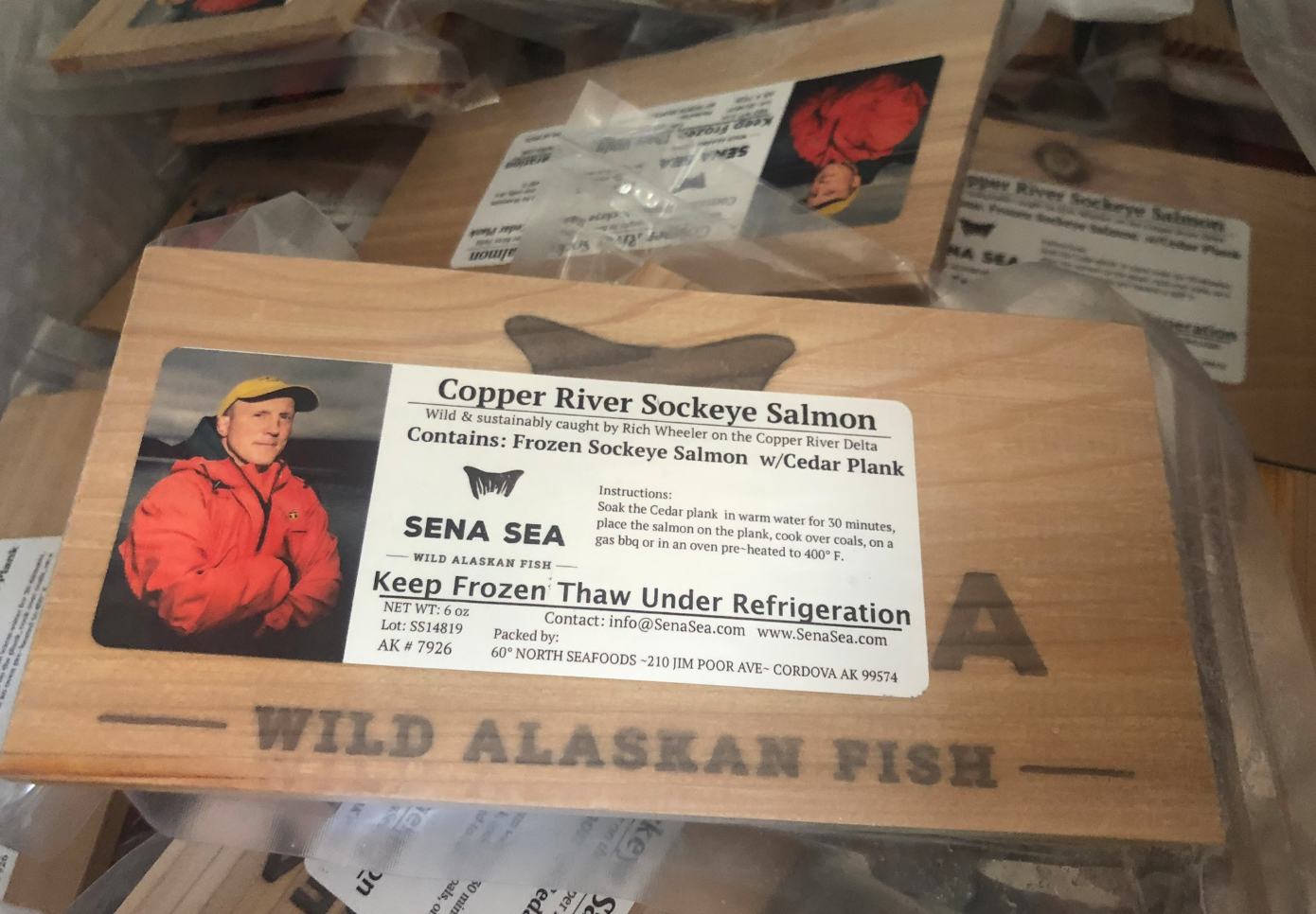 Sockeye Salmon with Cedar Plank