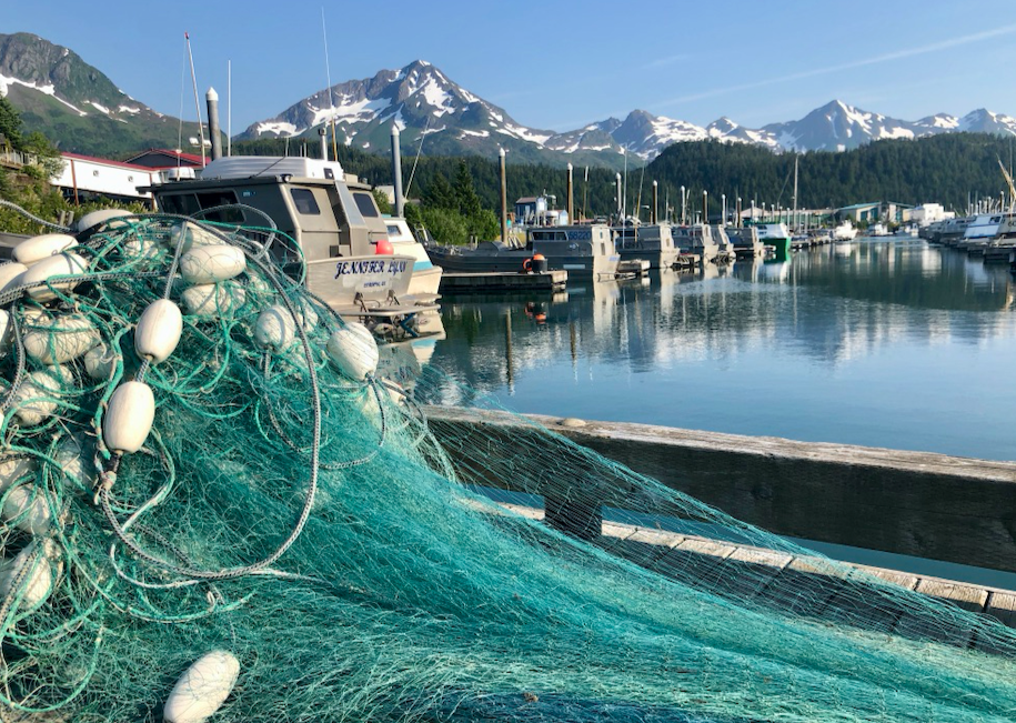 Copper River Salmon fishing boat in Alaska