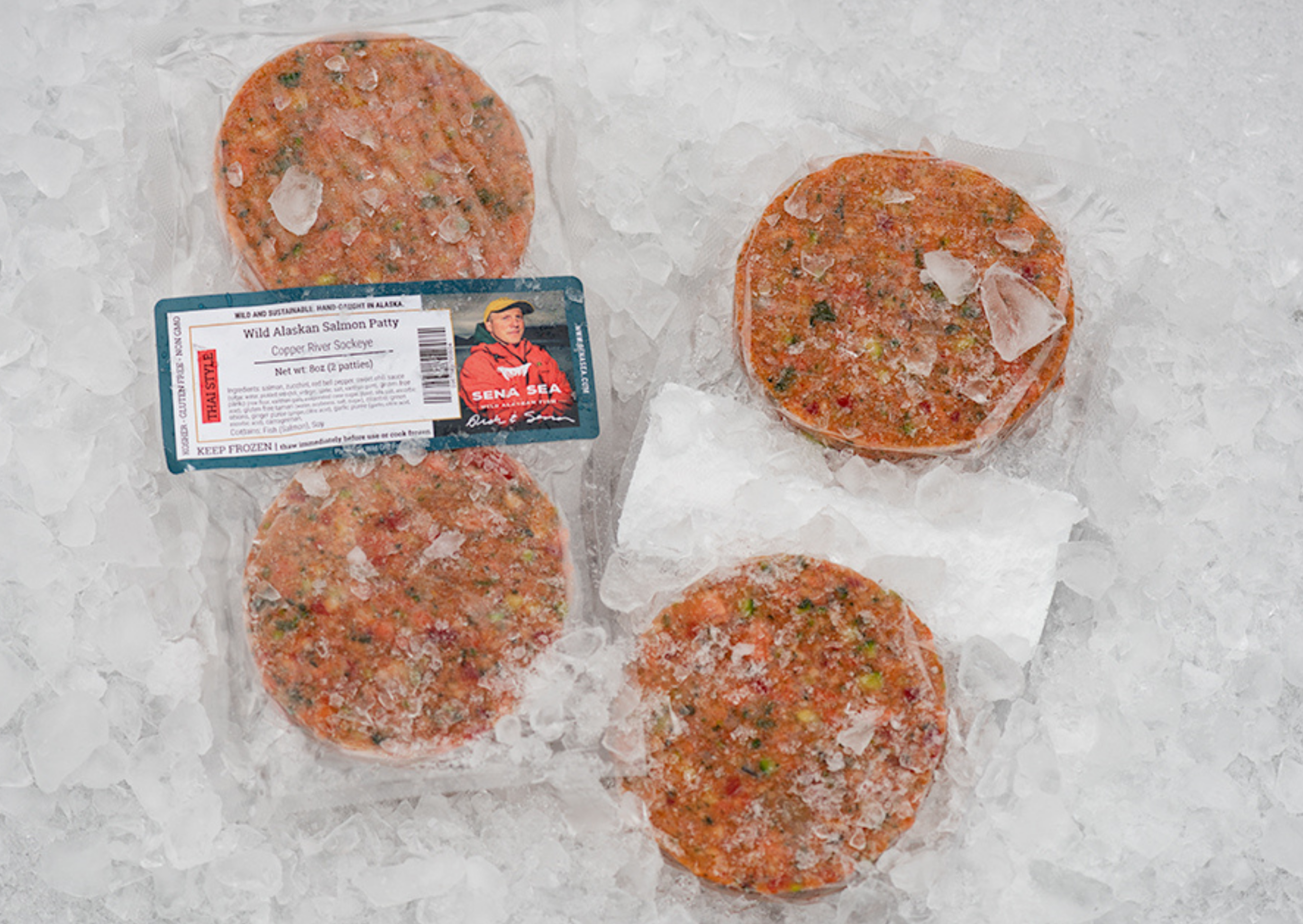 Salmon SeaBurger (4oz x 6pc/pack) - Royal Hawaiian Seafood