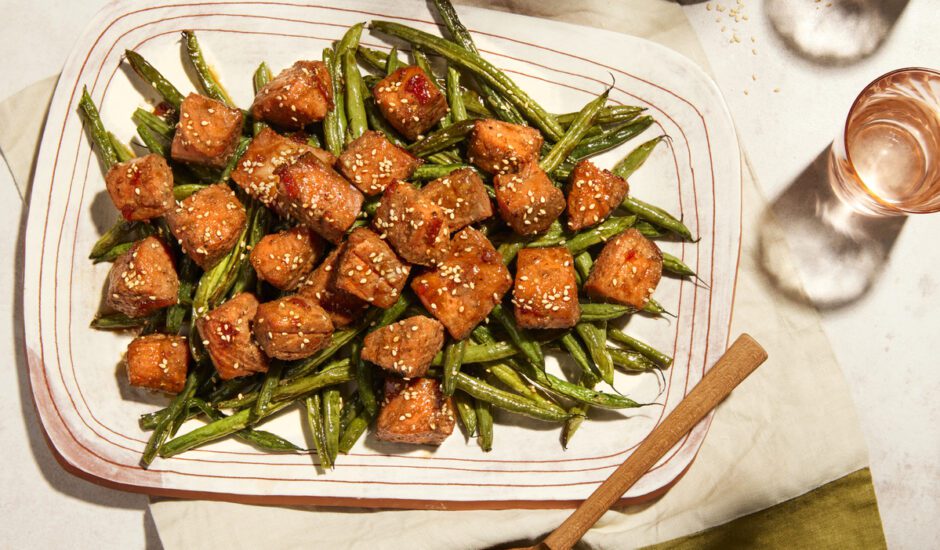 Szechuan Alaska Salmon Bites