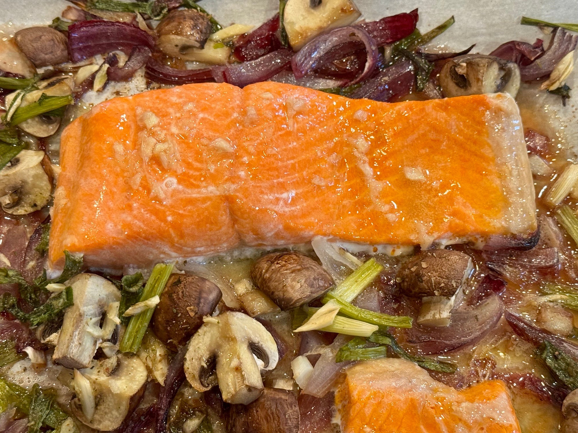 Comforting Honey Lemon Ginger Salmon