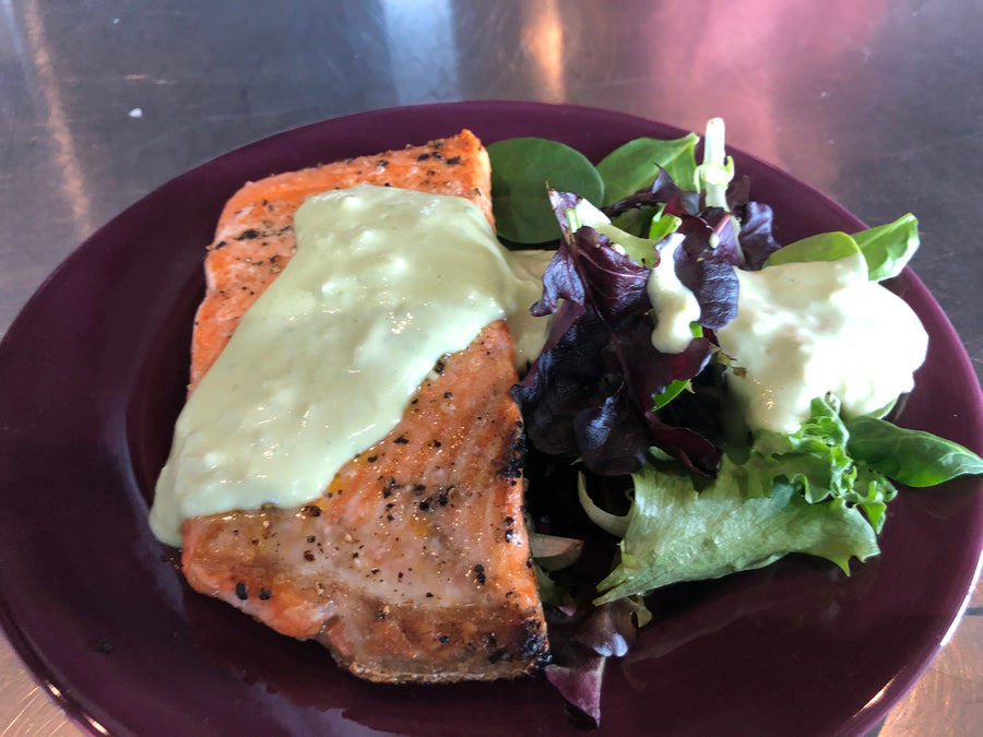 Salt Crusted Salmon