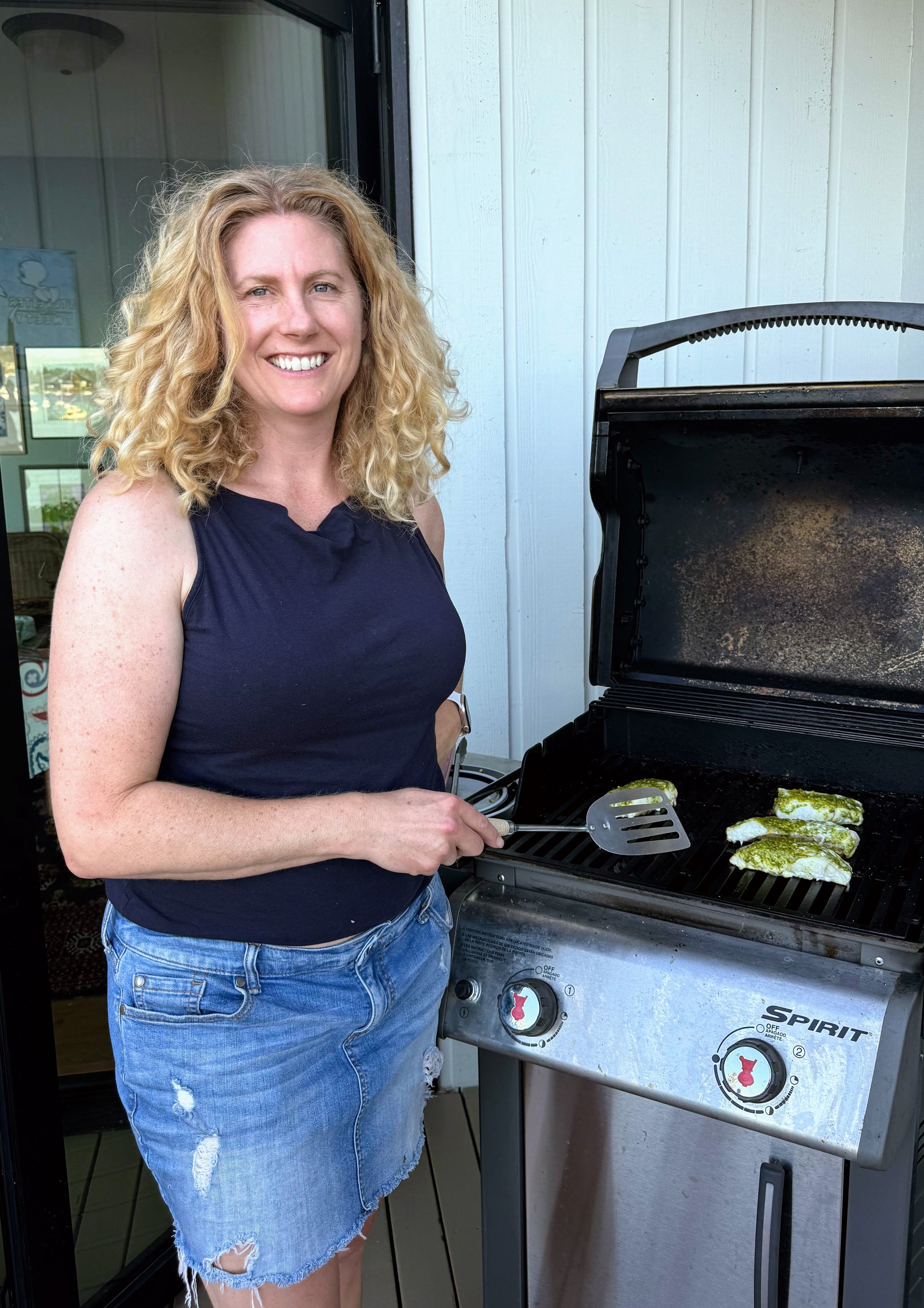 Grilled Pesto Lingcod