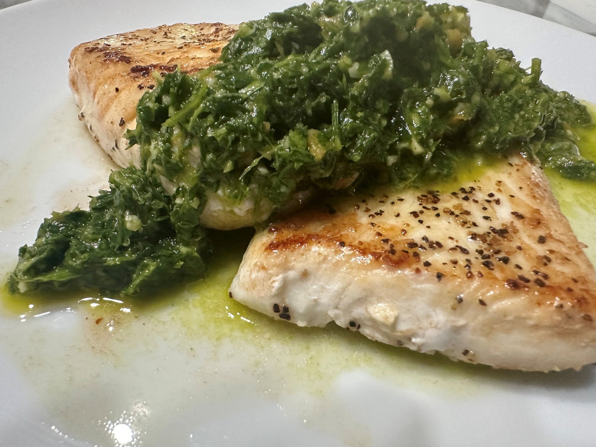 Wild-Caught Black Cod (Sablefish) with Chimichurri