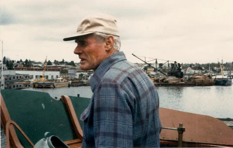 Grandpa Lars on the Cape Flattery