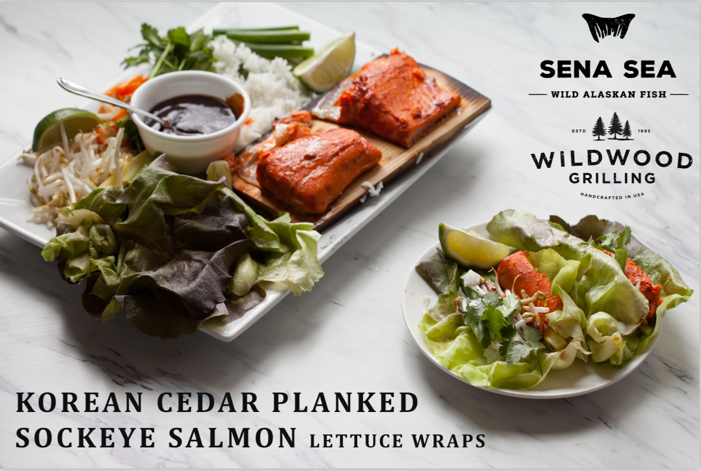 Copper River Salmon Lettuce Wraps