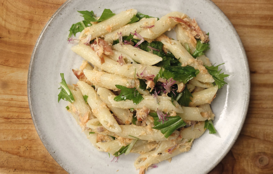 Smoked Sockeye Pasta Salad