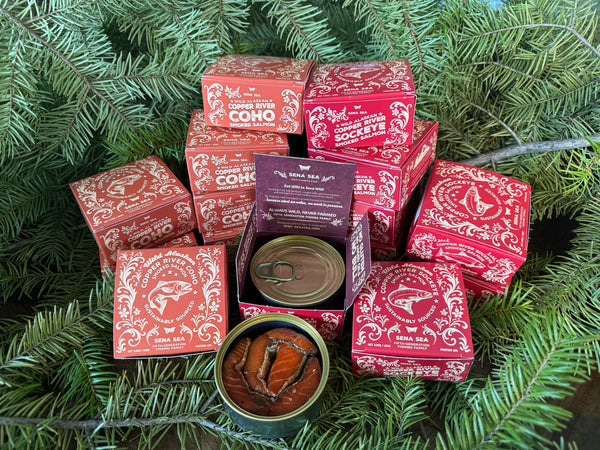 Smoked Salmon Tins, Copper River Combo – Sena Sea