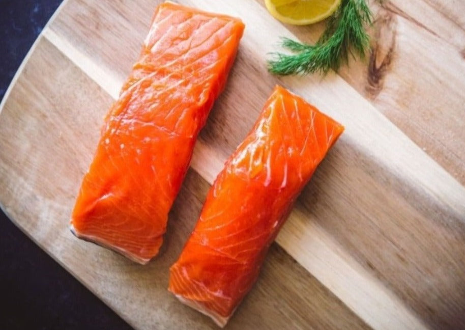 WILD ALASKAN COPPER RIVER KING SALMON