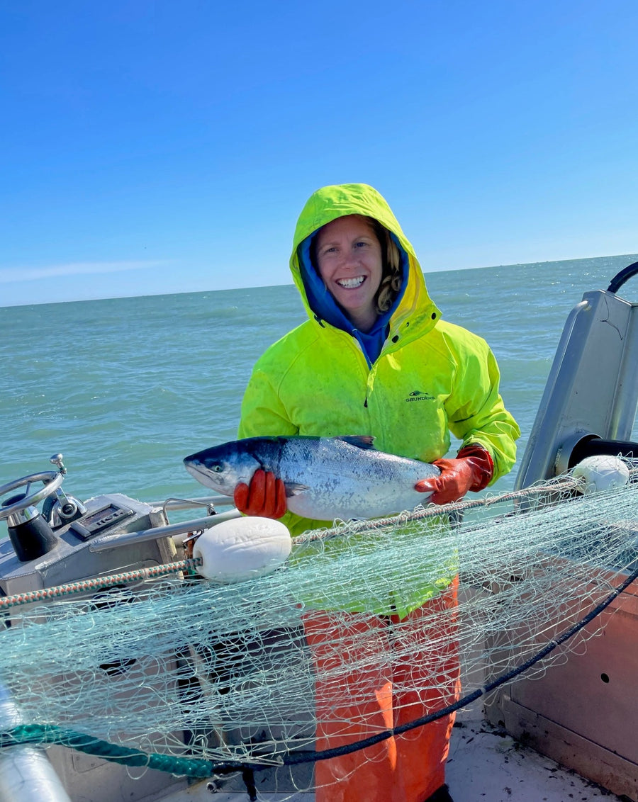 Sea Wheeler, Sea Sea Founder in Alaska catching salmon