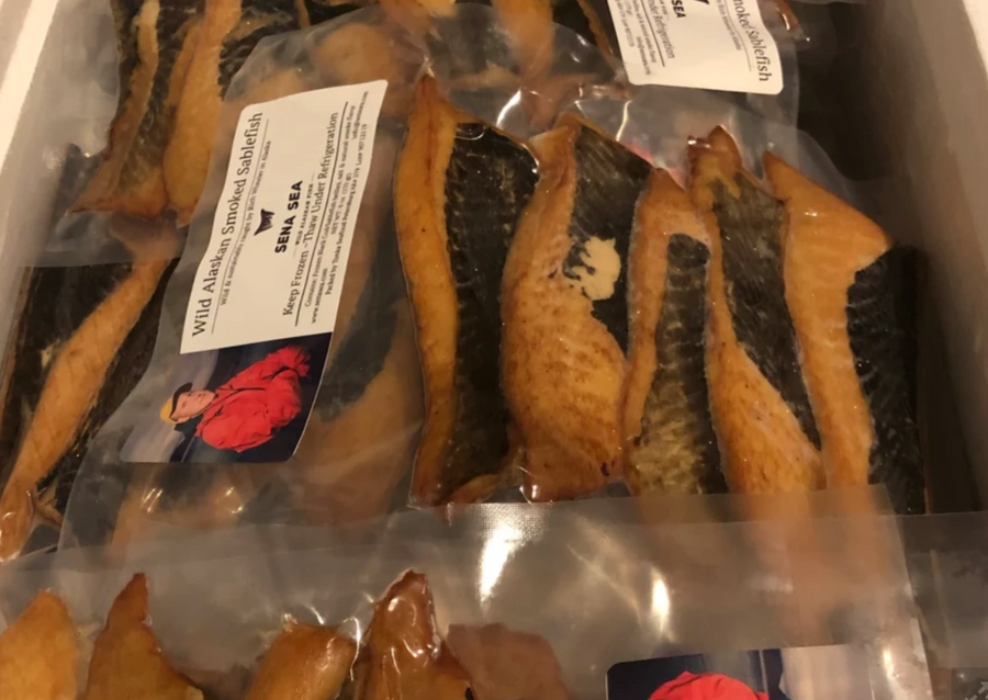 Packaged sustainably caught sablefish 