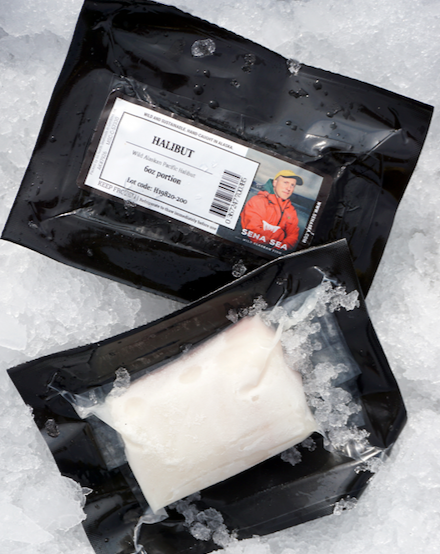 halibut in package