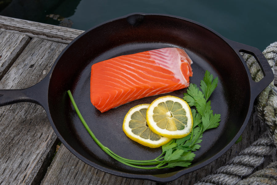 Wild and Sustainably Caught Alaskan Copper River King Salmon